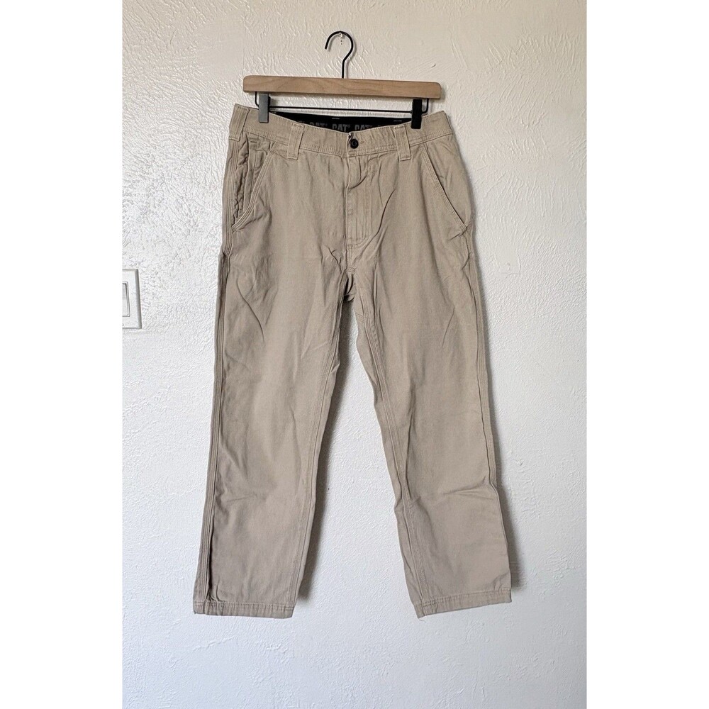 CAT Caterpillar Men’s Flex Waistband Beige Pants Size 32X29